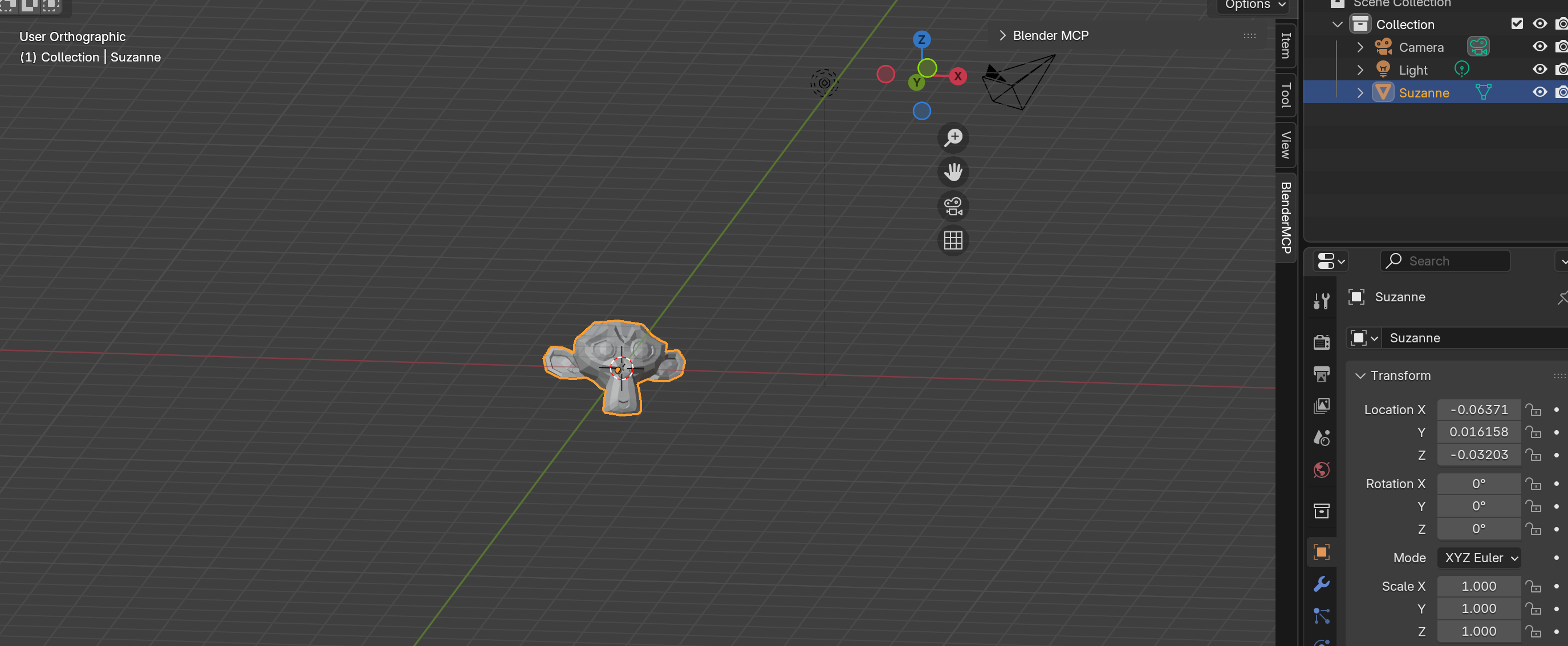 Monkey restored after undo